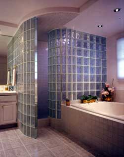 Decora Glass Block Shower Kit