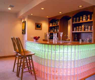 4 x 8 Decora Glass Block with multicolor back lighting